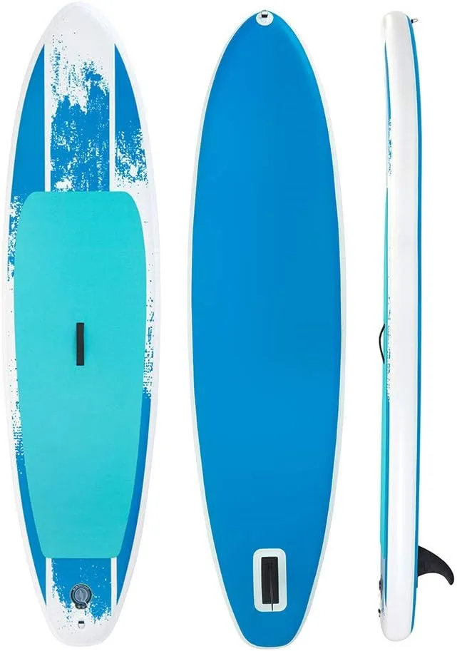 Bestway Inflatable Stand Up Paddle Board | Inflatable SUP for Adults and Kids | 6" Thickness | Kit Includes Adjustable Aluminum Paddle, Hand Pump, Travel Bag, Surf Leash, & Repair Kit