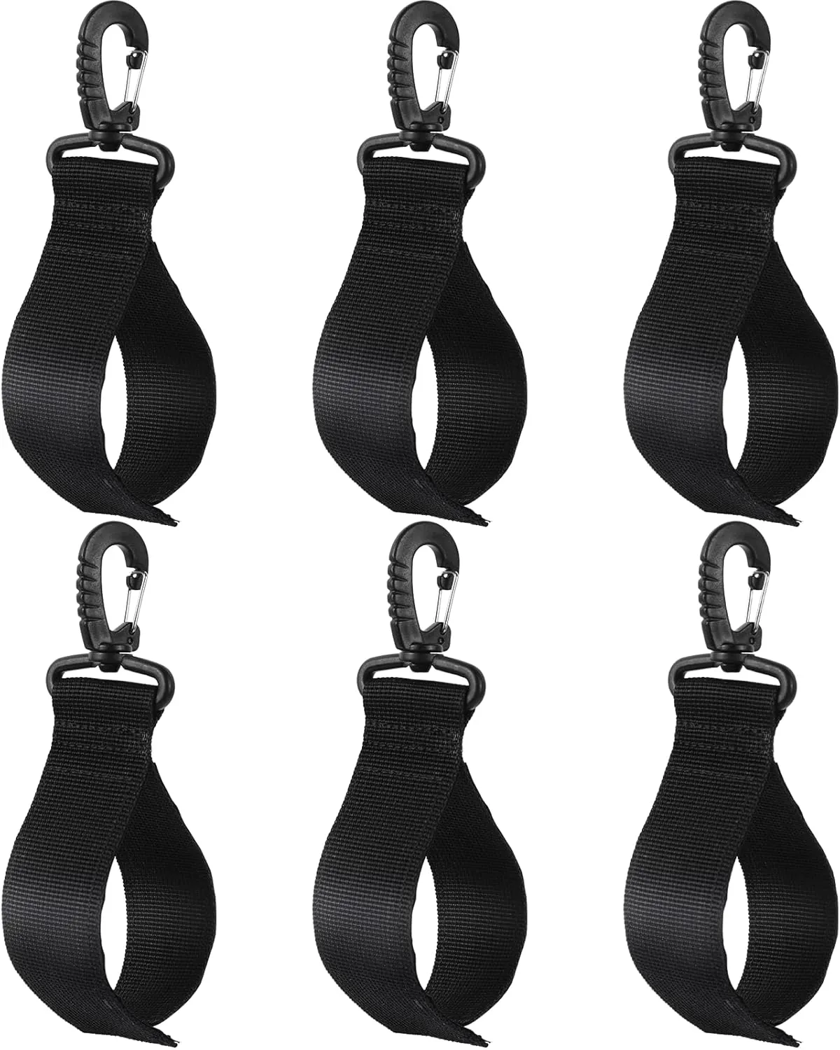CALPALMY (6-Pack Kayak Paddle Holder - Adjustable Paddle Holder Boat Paddle Storage Universal for Inflatable Kayak SUP/Paddle Board Accessories