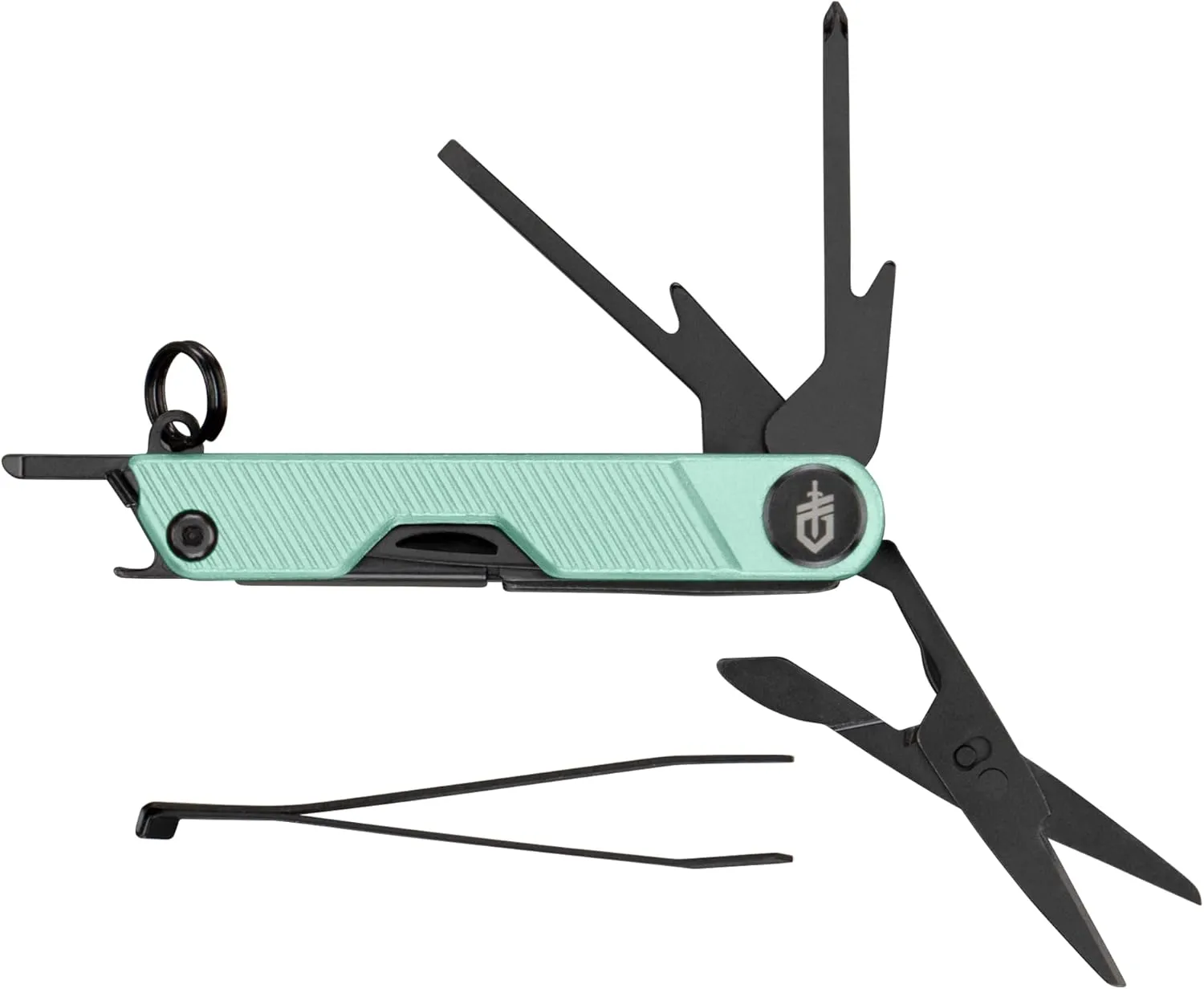 Gerber Gear Armbar Mini - 8-in1 Travel Multitool with Package Opener, Screwdriver & Scissors - EDC Adventure Gear for Camping, Hiking & Outdoor - Compact Utility Tool - Green