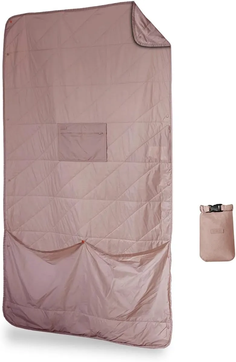 Gravel Layover Blanket  Compact, Down Alternative, 66" x 40", Designed in USA