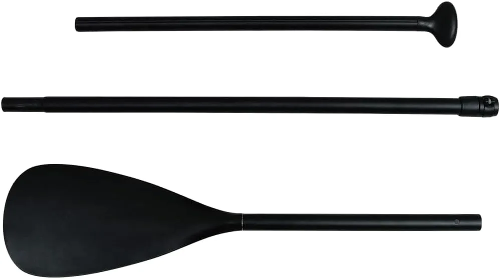 Inflatable Stand Up Paddleboard Water Sport Set for All Skill Levels Included with SUP Board, Aluminum Oar, Removable Fin, High Pressure Hand Pump... Blue 144.1"x29.9"x5.9" -AA