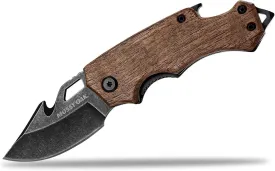 MOSSY OAK Mini Folding Pocket Knife, Stainless Steel Drop Point Blade - EDC Multi-tool with Bottle Opener and Glass Breaker