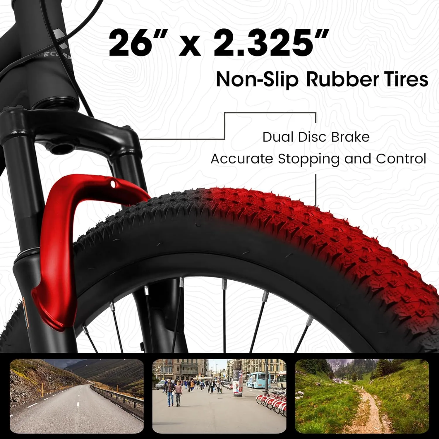 Mountain Bike 24/26/27.5 Inch,Full Dual Suspension, 21-Speed Disc Brake,Carbon Steel/Aluminum Adult Sport Bicycle for Mens Womens