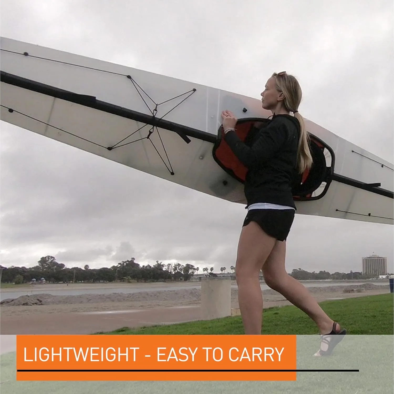 Oru Coast Foldable Kayak | Stable, Durable, Lightweight - Lake, River, and Ocean Kayaks - Advanced - Size (Unfolded)