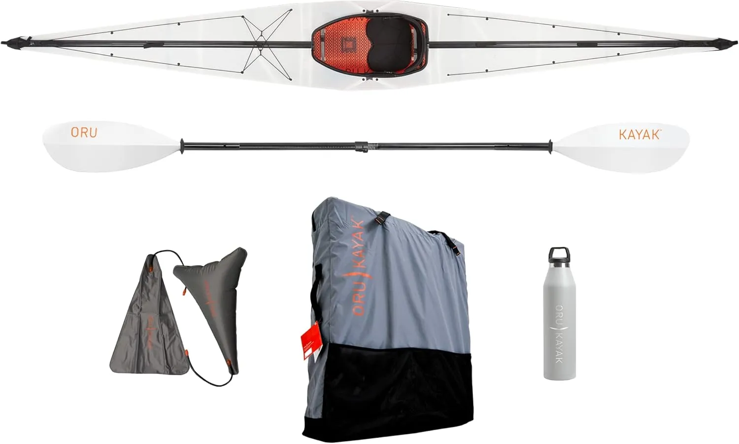 Oru Coast Foldable Kayak | Stable, Durable, Lightweight - Lake, River, and Ocean Kayaks - Advanced - Size (Unfolded)