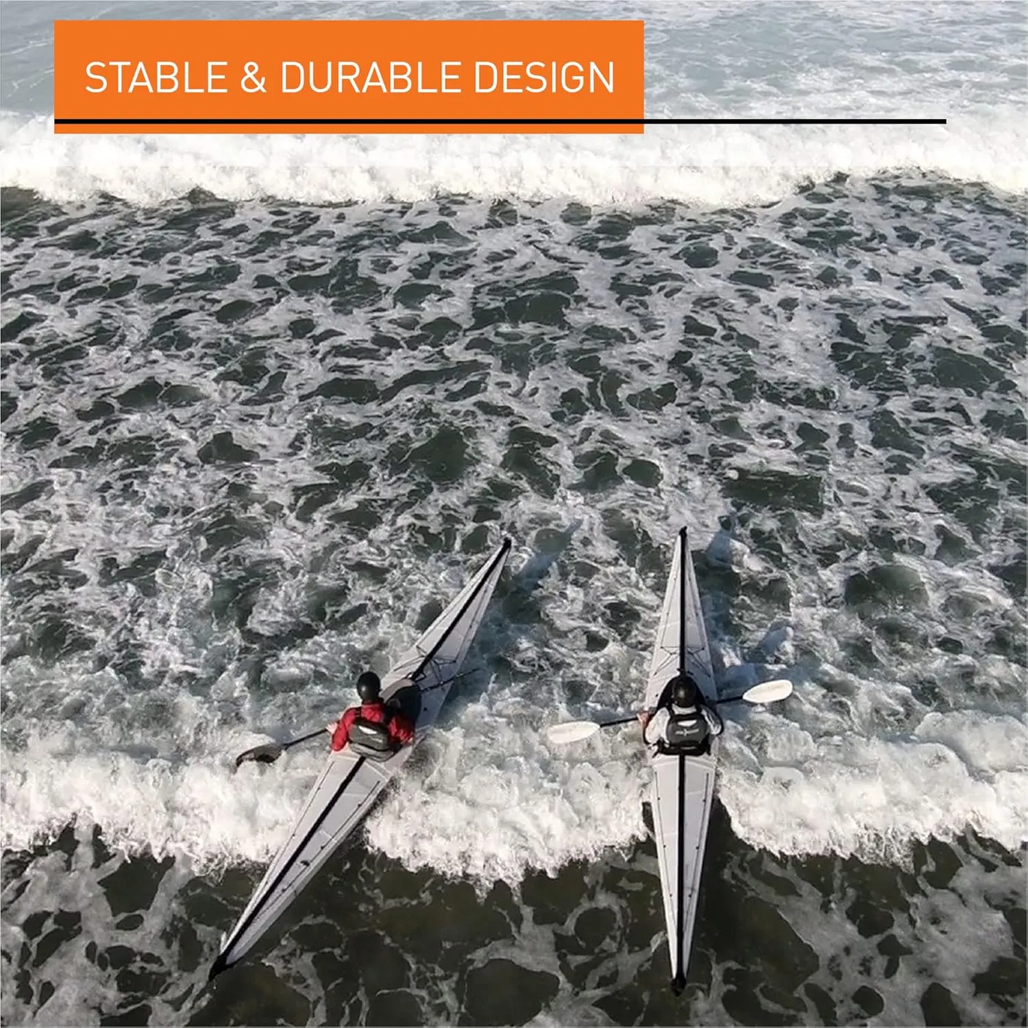 Oru Coast Foldable Kayak | Stable, Durable, Lightweight - Lake, River, and Ocean Kayaks - Advanced - Size (Unfolded)