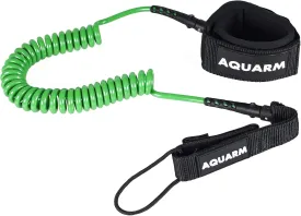 Premium Coiled Surfboard Leash, 8/10 feet SUP Leash Leg Rope, Stand Up Paddle Board Leash for All Types of Surfboards