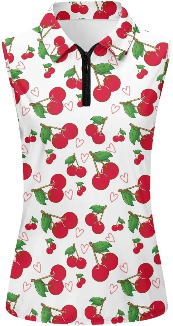 Women's Sleeveless Golf Shirts Racerback Workout Sport Tank Tops Lightweight Moisture Wicking Casual T Shirt