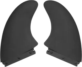 XPSSJMU 1 Pair Paddleboard Fins PVC Inflatable Paddle Board Fins Replacement for Surfboard Black